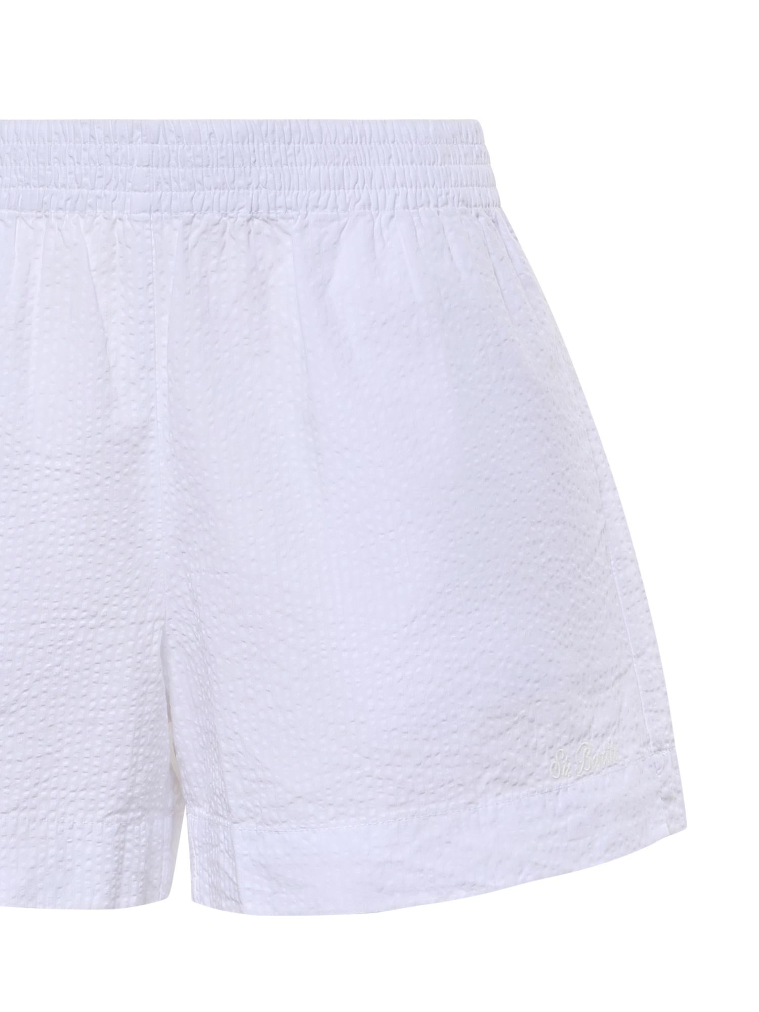 Shorts in cotone seersucker MEA002 01416L MC2 SAINT BARTH 