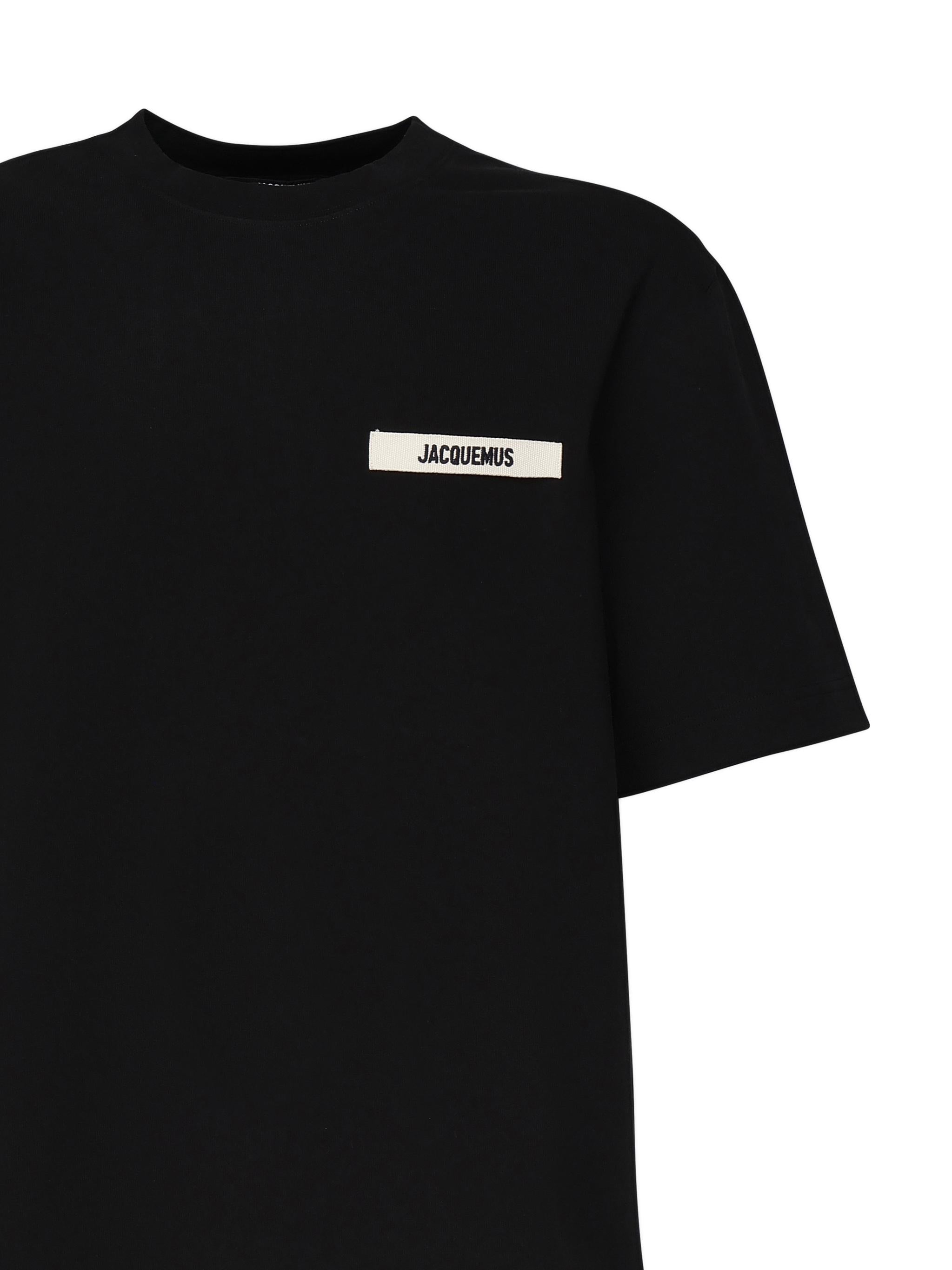 T-shirt "Le t shirt gros grain" in cotone TSM00133AJ00226 990 JACQUEMUS 