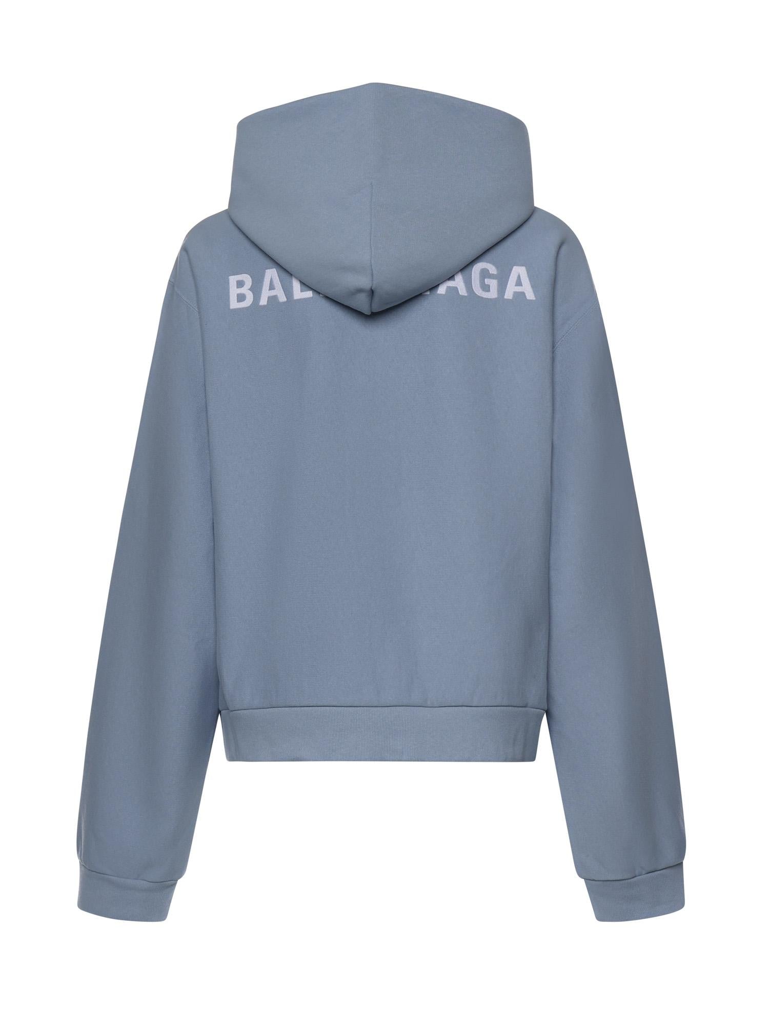 Felpa Balenciaga Back Zip-Up in pile 851236 TTVJ24773 BALENCIAGA 