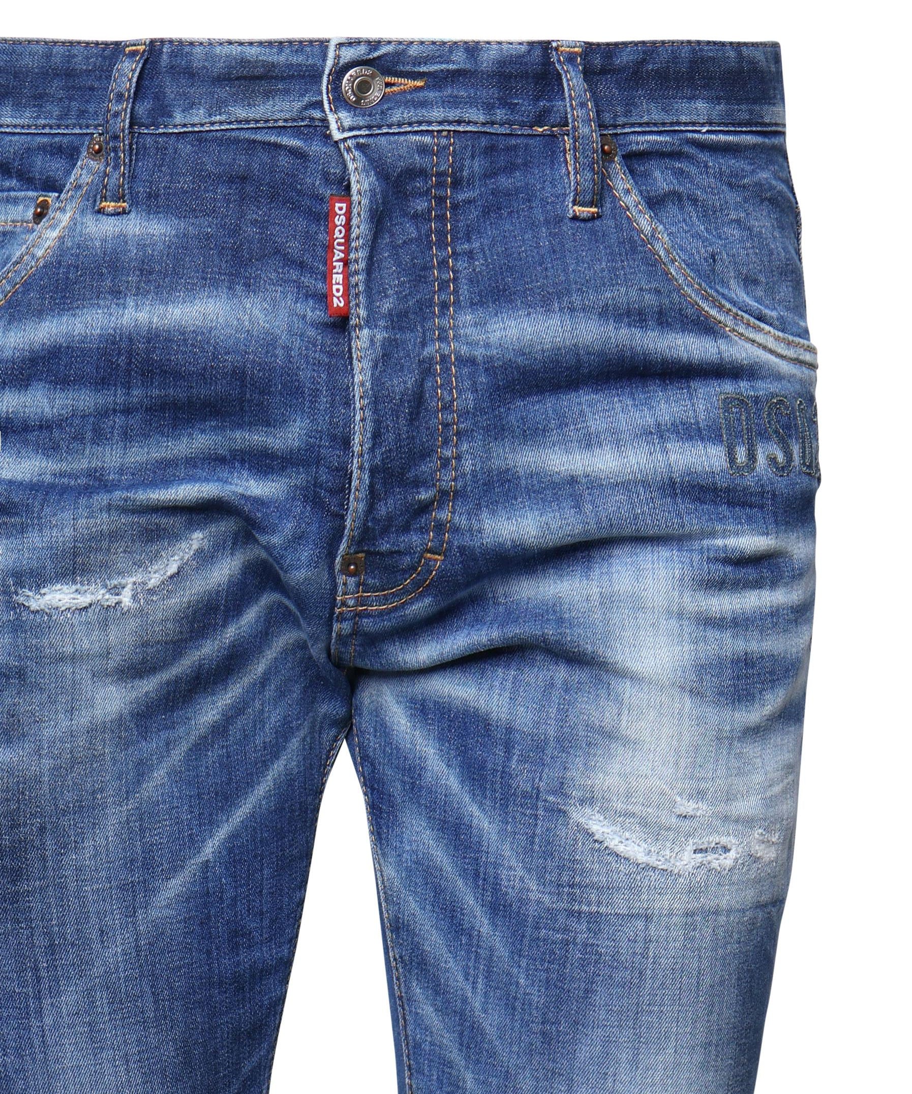 Jeans cool guy con effetto vissuto S74LB1553 S30342470 DSQUARED2 