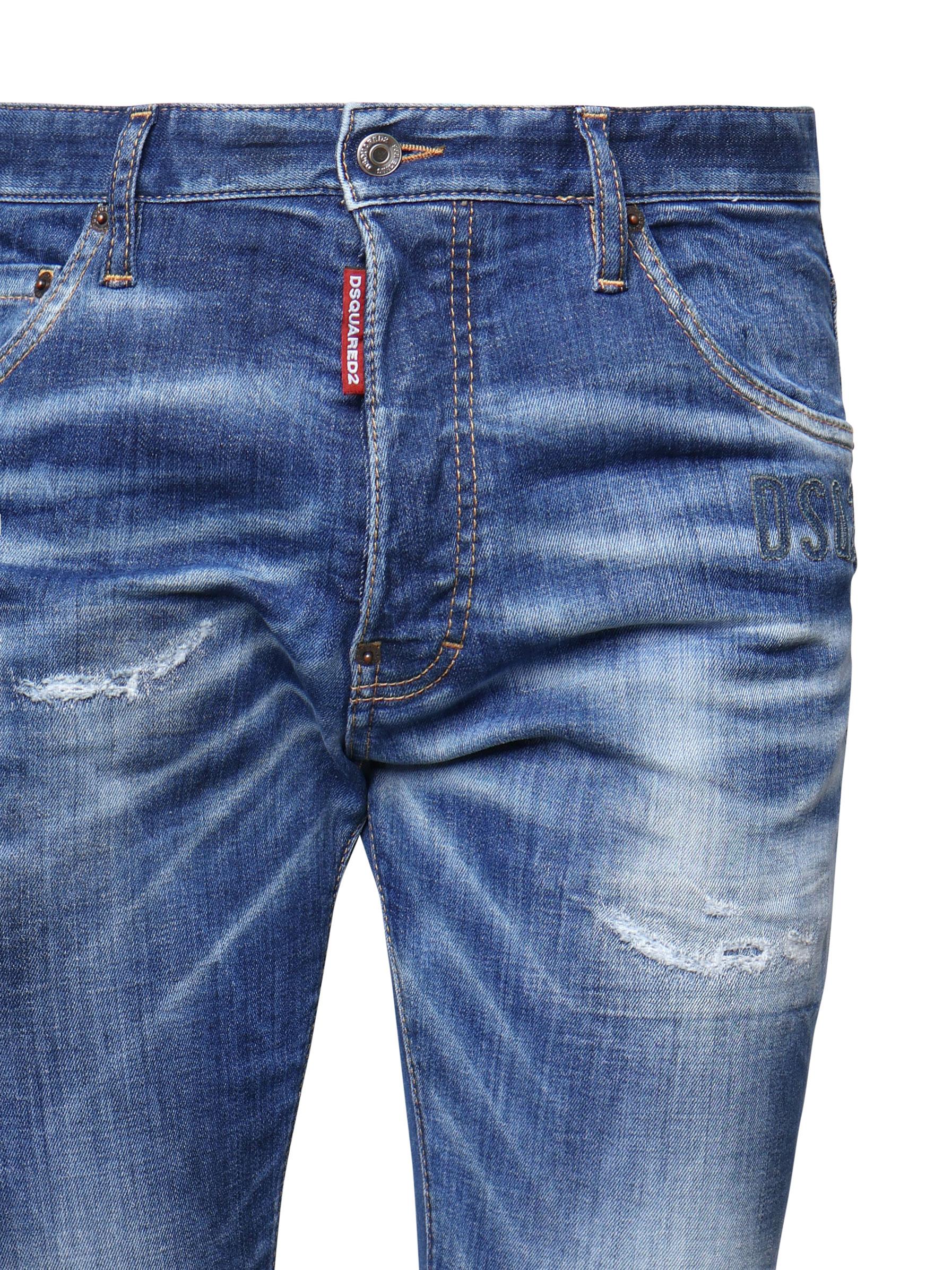 Jeans cool guy con effetto vissuto S74LB1553 S30342470 DSQUARED2 