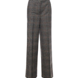 Pantaloni ampi con disegno check 106064 A2ZZPIP PINKO 