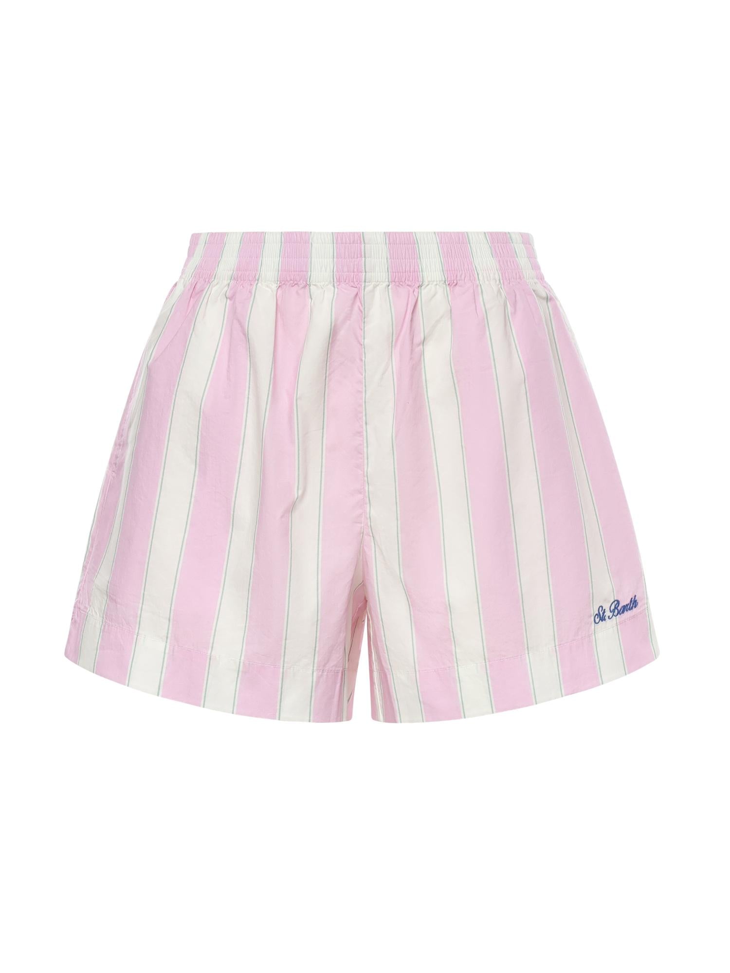 Shorts in cotone a righe MEA002 00897L MC2 SAINT BARTH 