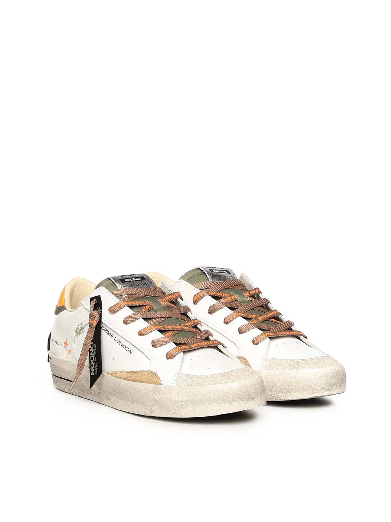 Sneaker Sk8 Deluxe 19101PP8B WHITE CRIME LONDON 