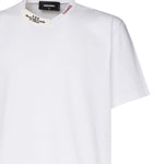 T-shirt regular fit con logo ricamato S74GD1417 D20020100 DSQUARED2 