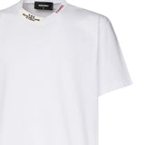 T-shirt regular fit con logo ricamato S74GD1417 D20020100 DSQUARED2 
