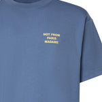 T-shirt Slogan in cotone<BR/> KTS203CO002 ATBL Drôle de Monsieur 