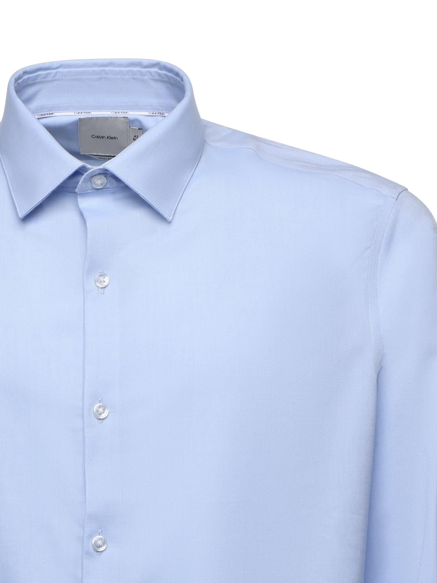 Camicia in popeline elasticizzato LV019EU006 XVO CALVIN KLEIN 