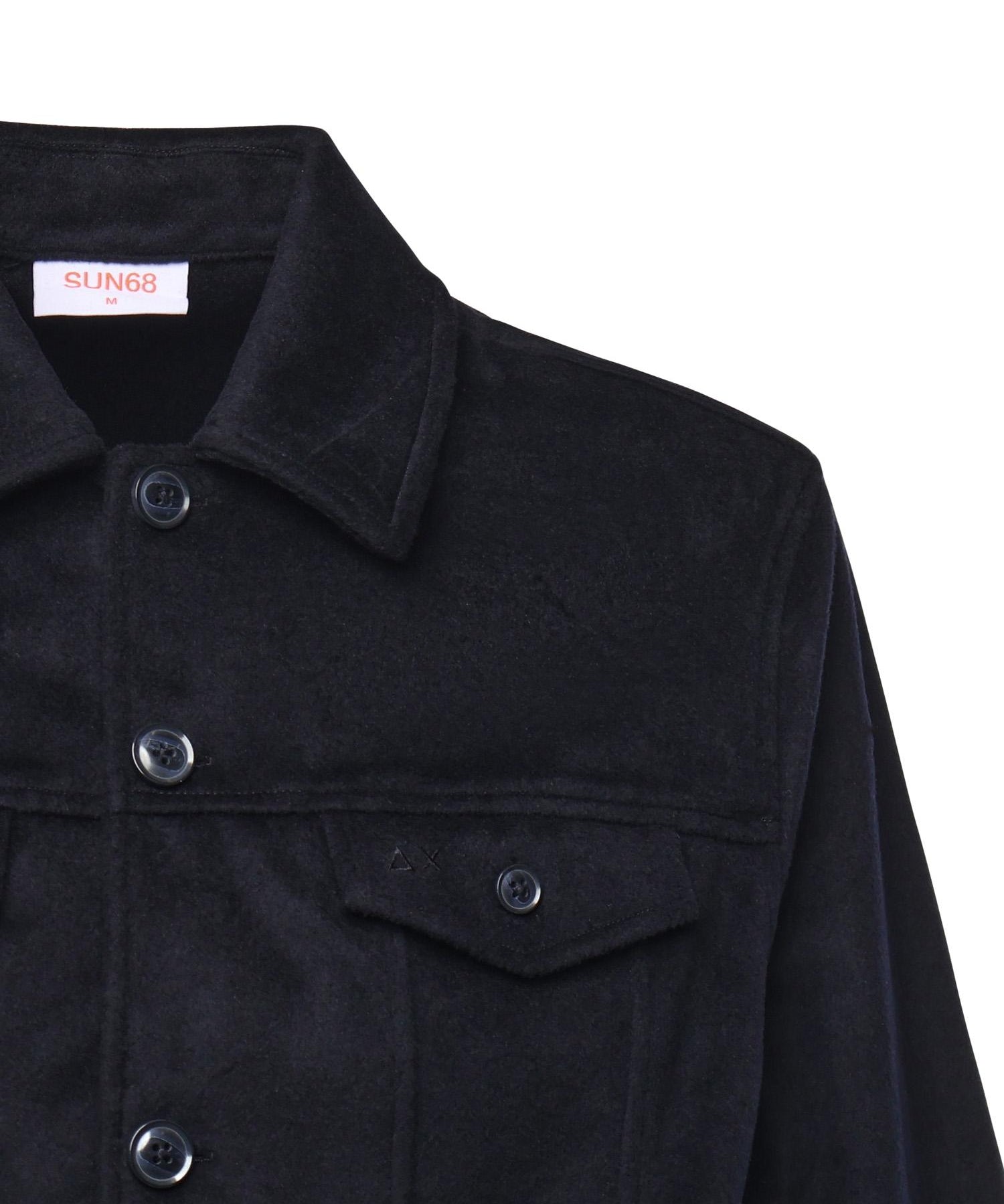 Giacca overshirt in panno di lana S45110 07 SUN 68 