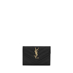 Portafoglio Cassandre Matelassé Envelope in pelle goffrata 414404 BOW011000 SAINT LAURENT 