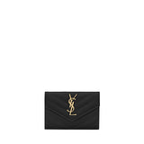 Portafoglio Cassandre Matelassé Envelope in pelle goffrata 414404 BOW011000 SAINT LAURENT 