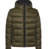 Piumino double front in popeline calandrato NAM32510620XMH V607 FAY 