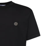 T-shirt con patch Compass in jersey di cotone L1S152100027 S0013V0029 STONE ISLAND 