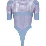 Vivian Bodysuit SS24CSW144 CORE SHAPEWEARCRYPTO BLUE POSTER GIRL 