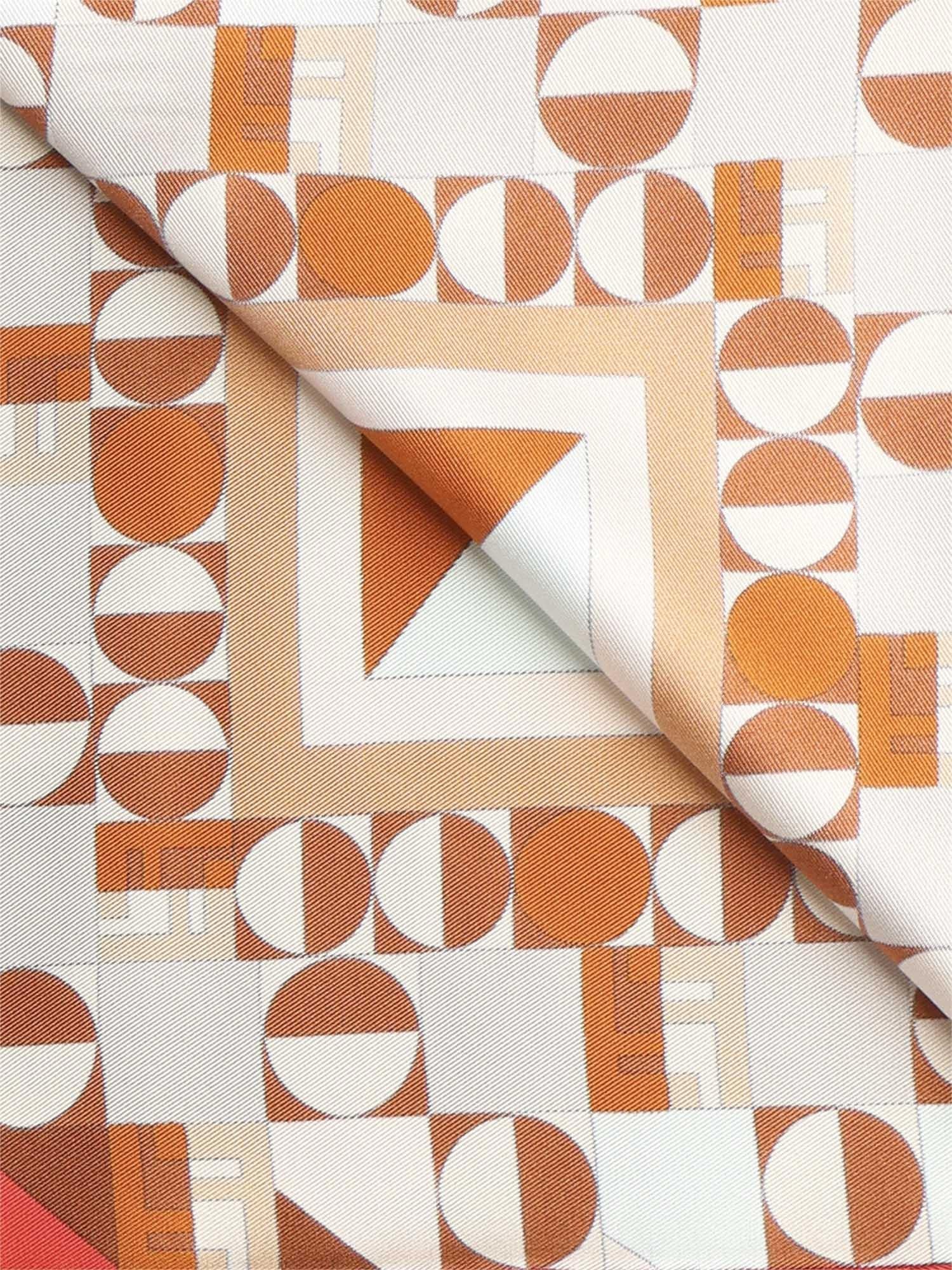 Foulard in seta Moonlight Echoes FXT091 AYL8F1USV FENDI 
