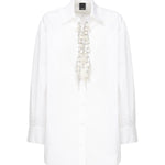 Camicia con applicazioni gioiello 104708 A2PJZ04 PINKO 