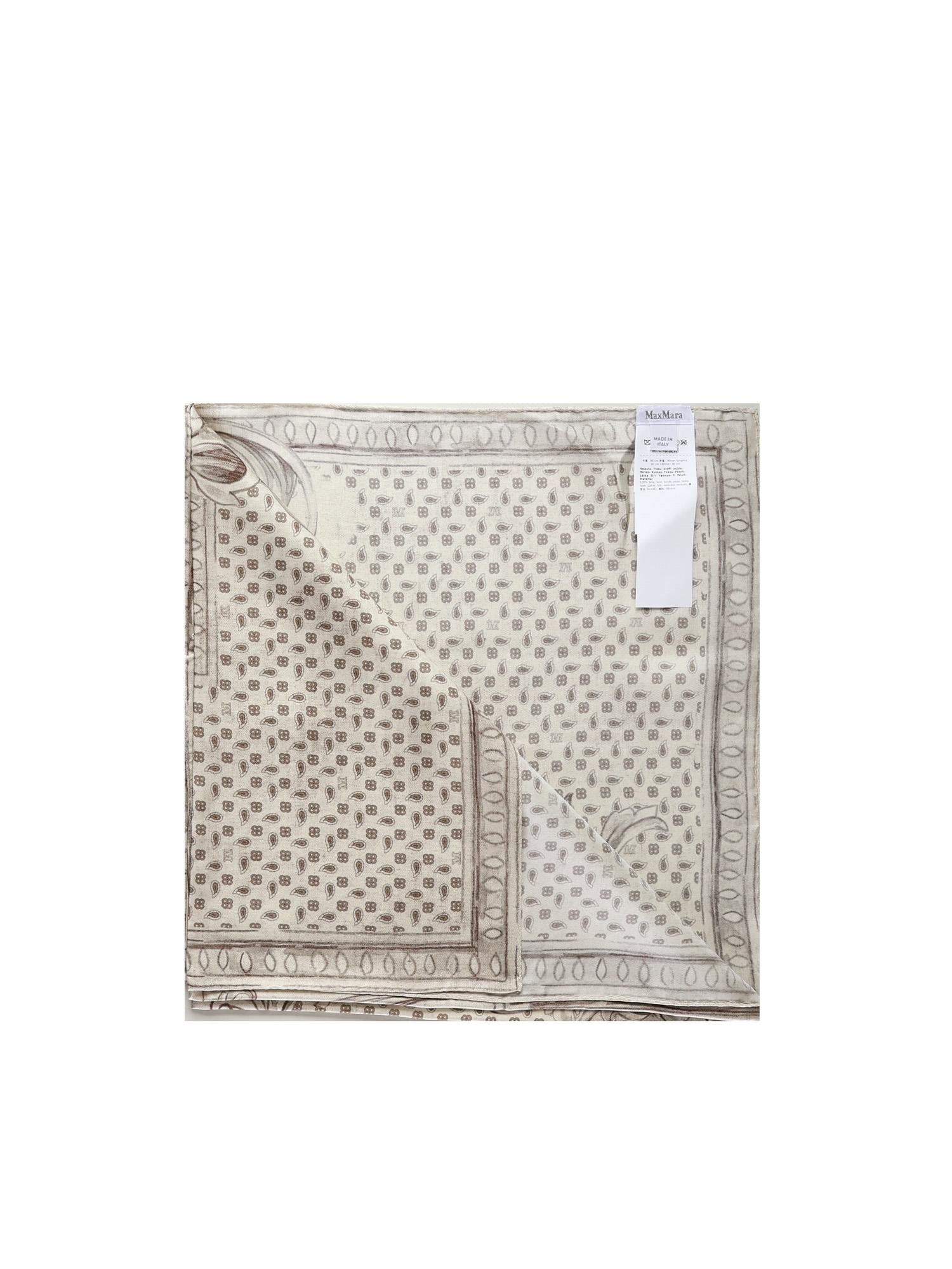 Carré in seta stampata 2614541191600 007 MAX MARA 