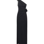 Abito lungo asimmetrico in jersey COPR213F5021 BLACK COPERNI 