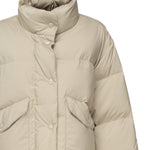 Piumino in nylon con logo ML1111 158AF0036 MIU MIU 