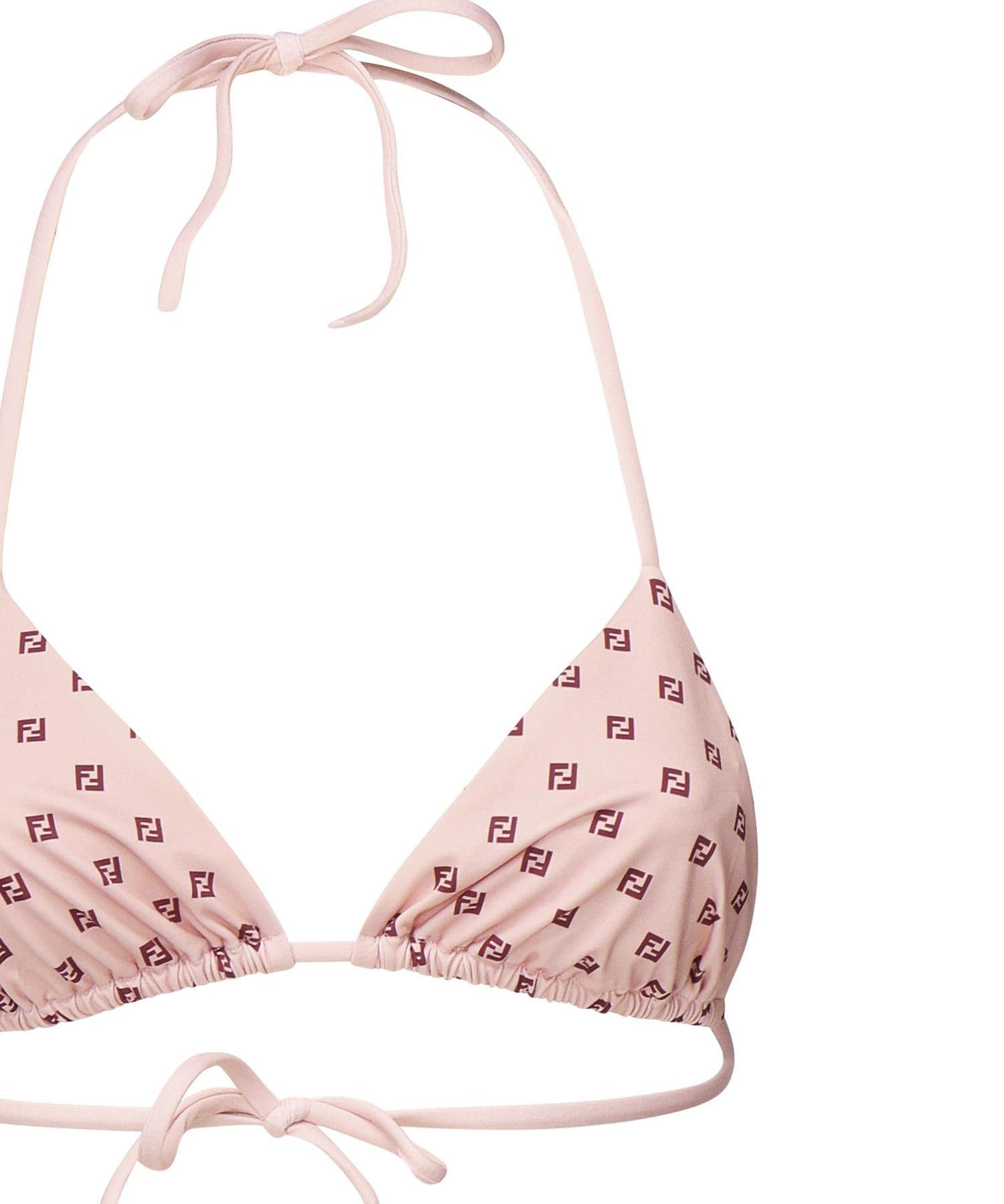 Top bikini a triangolo con stampa micro FXBA51 AT8TF1MVQ FENDI 