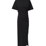 Abito lungo con spalle imbottite 105219 A2M2Z99 PINKO 