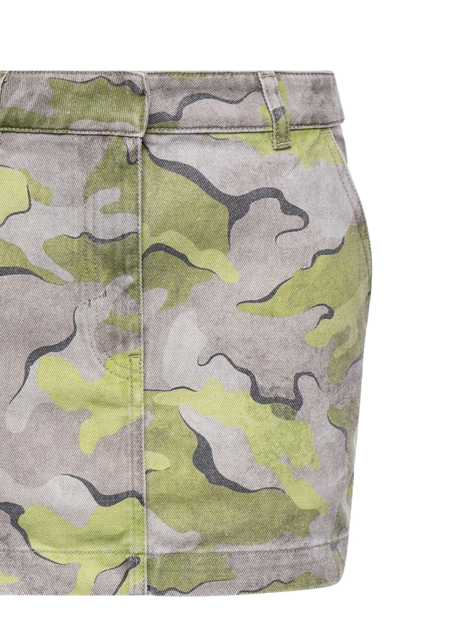 Minigonna camouflage 107686 A3O7CSL PINKO 