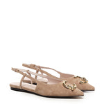 Slingback flat C-Me in suede E4SB2210201 N71 COCCINELLE 