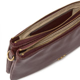 Borsa a tracolla Mini Double Bag in pelle 105359 A0QOR49Q PINKO 