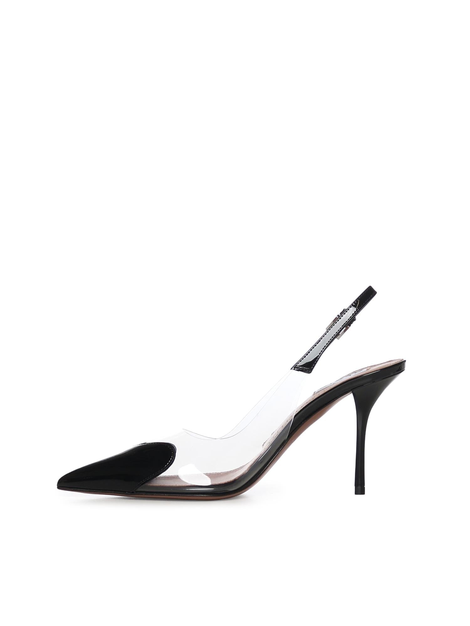 Slingback Le Coeur in vernice AA3E083CK150 999 ALAIA 