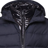 Giubbotto double front piuma in nylon NAM32490620QKJ U808 FAY 