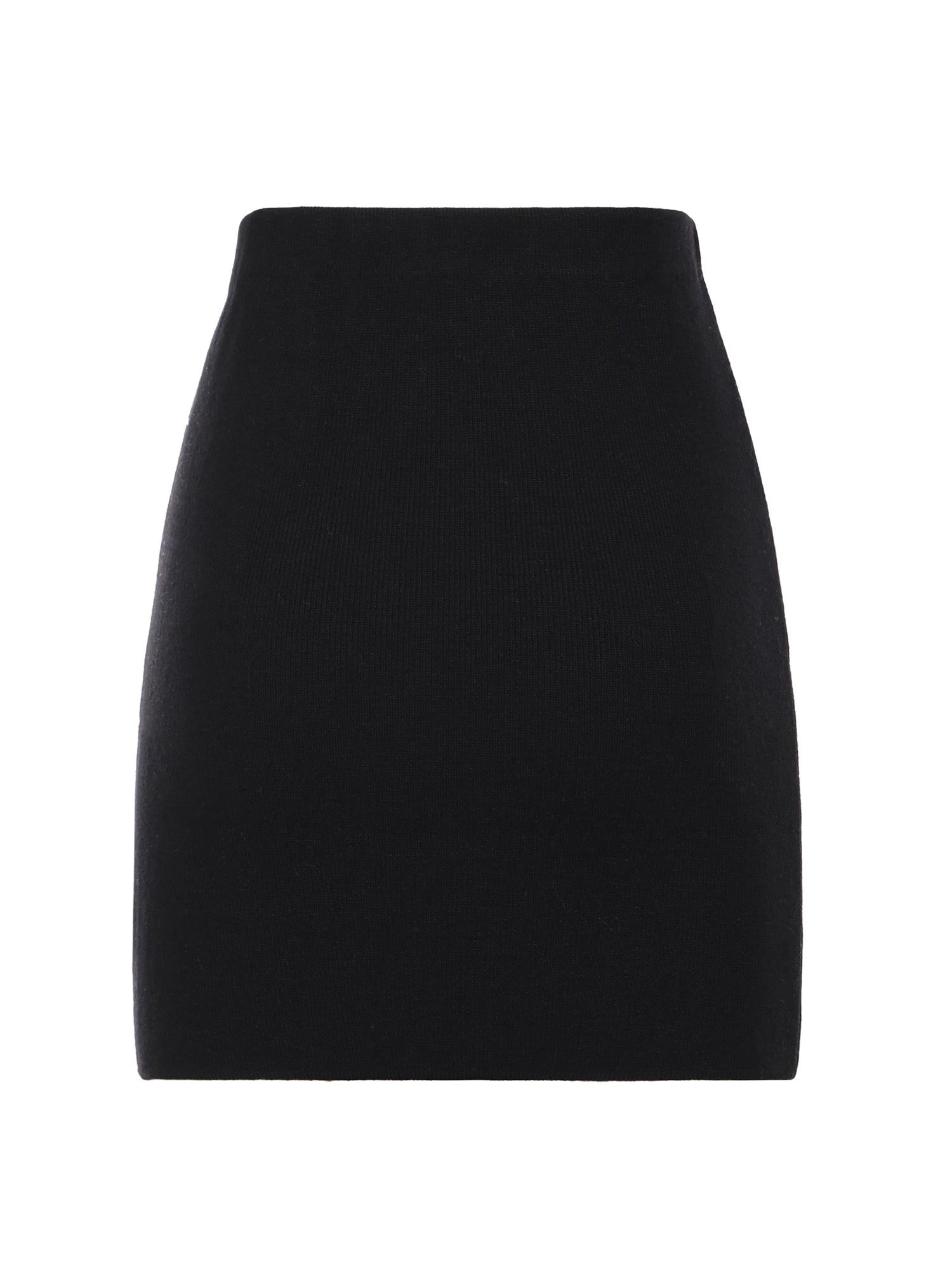 Minigonna in maglia con borchie GOKD11023  INSPIRED BY AKEP 