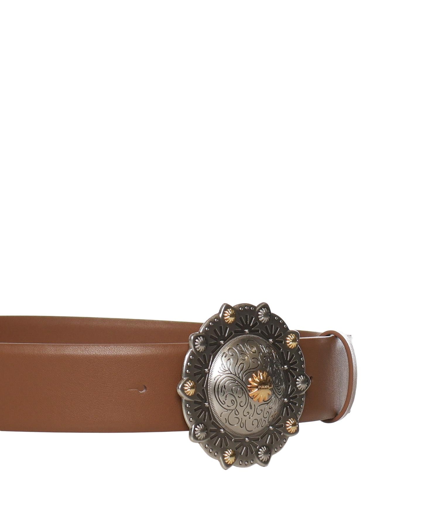 Cintura in pelle con medaglione gioiello 106713 A0F1L17O PINKO 