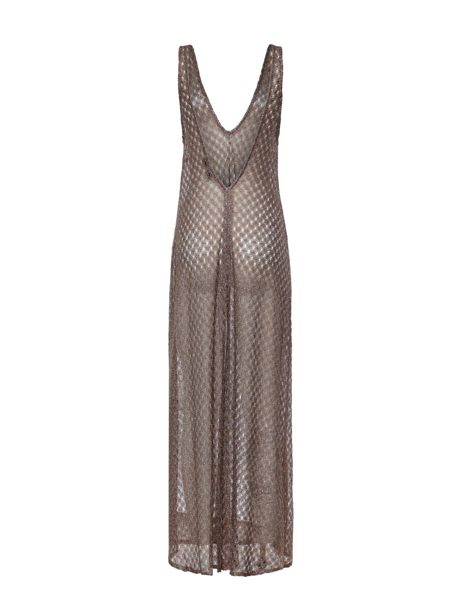 Abito copricostume in viscosa lamé motivo ragnatela MS26SQ0P BR014DS80EE MISSONI 