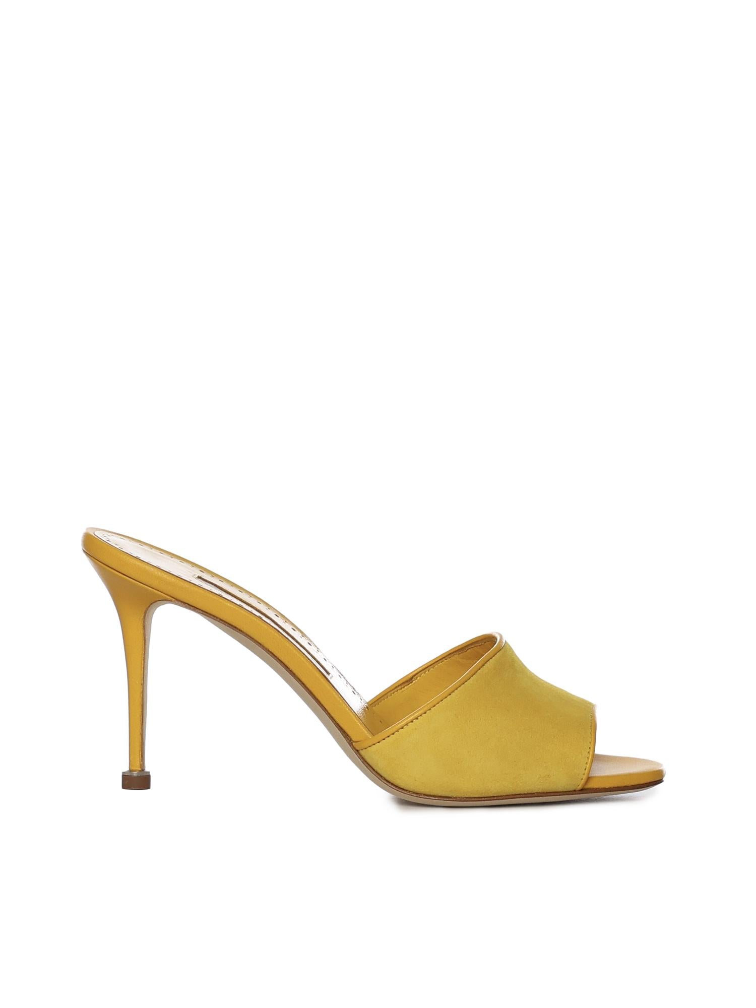 Mules Larache in suede 1263172 7329 MANOLO BLAHNIK 