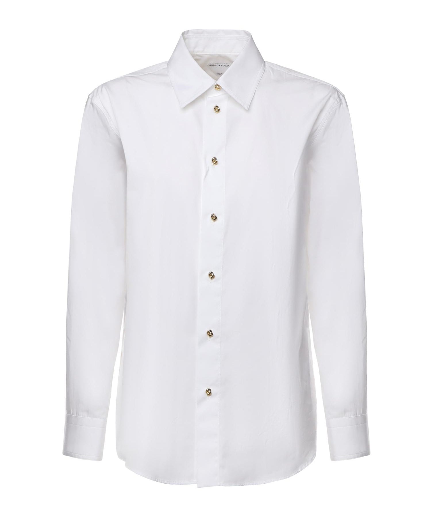 Camicia in popeline di cotone 838420 V2H209000 BOTTEGA VENETA 