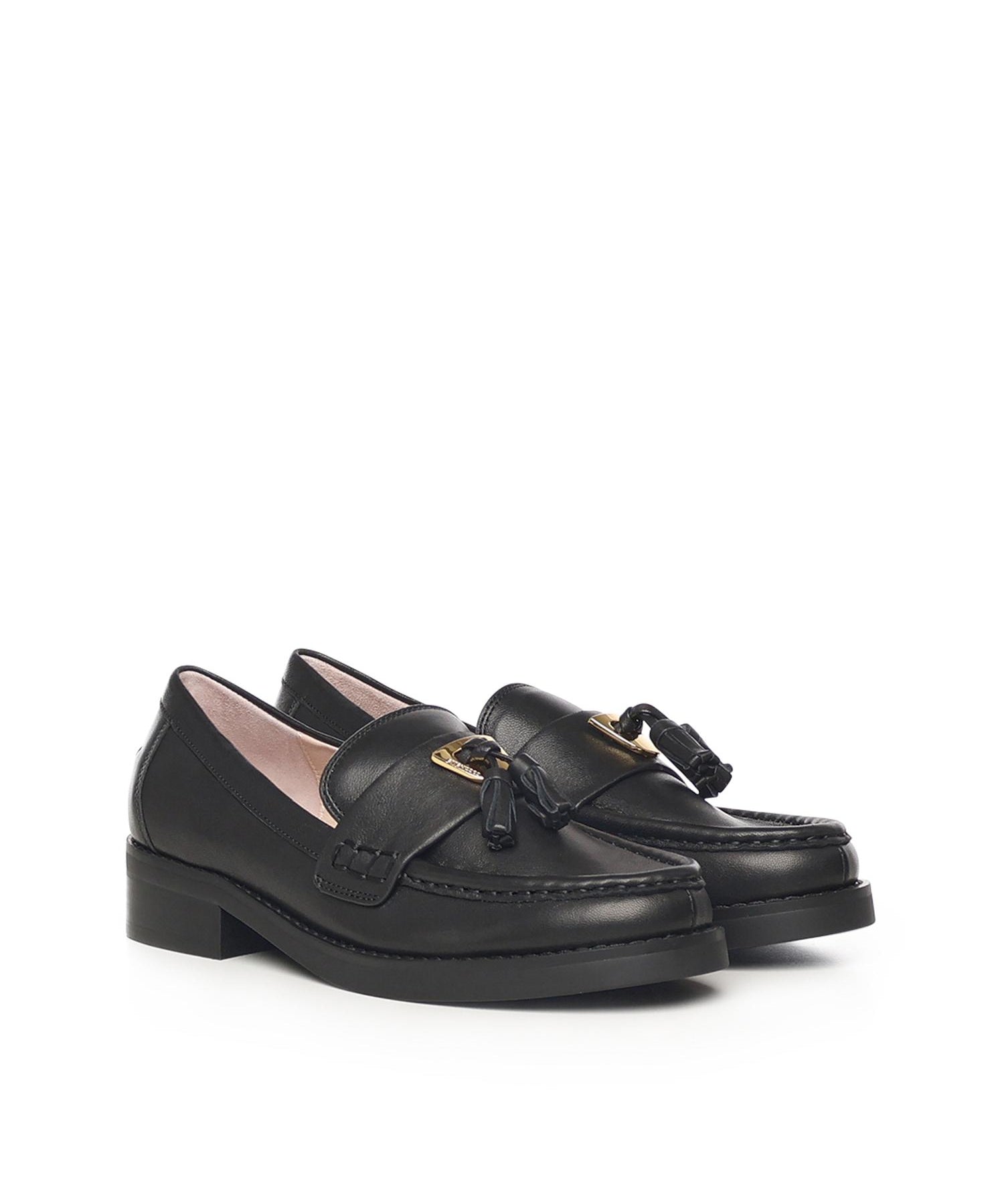 Mocassini in pelle liscia E4QF5160401 001 COCCINELLE 