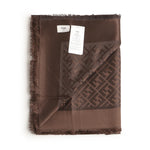 Scialle in seta e lana FF Jacquard FXT069 AJW7F1U6N FENDI 