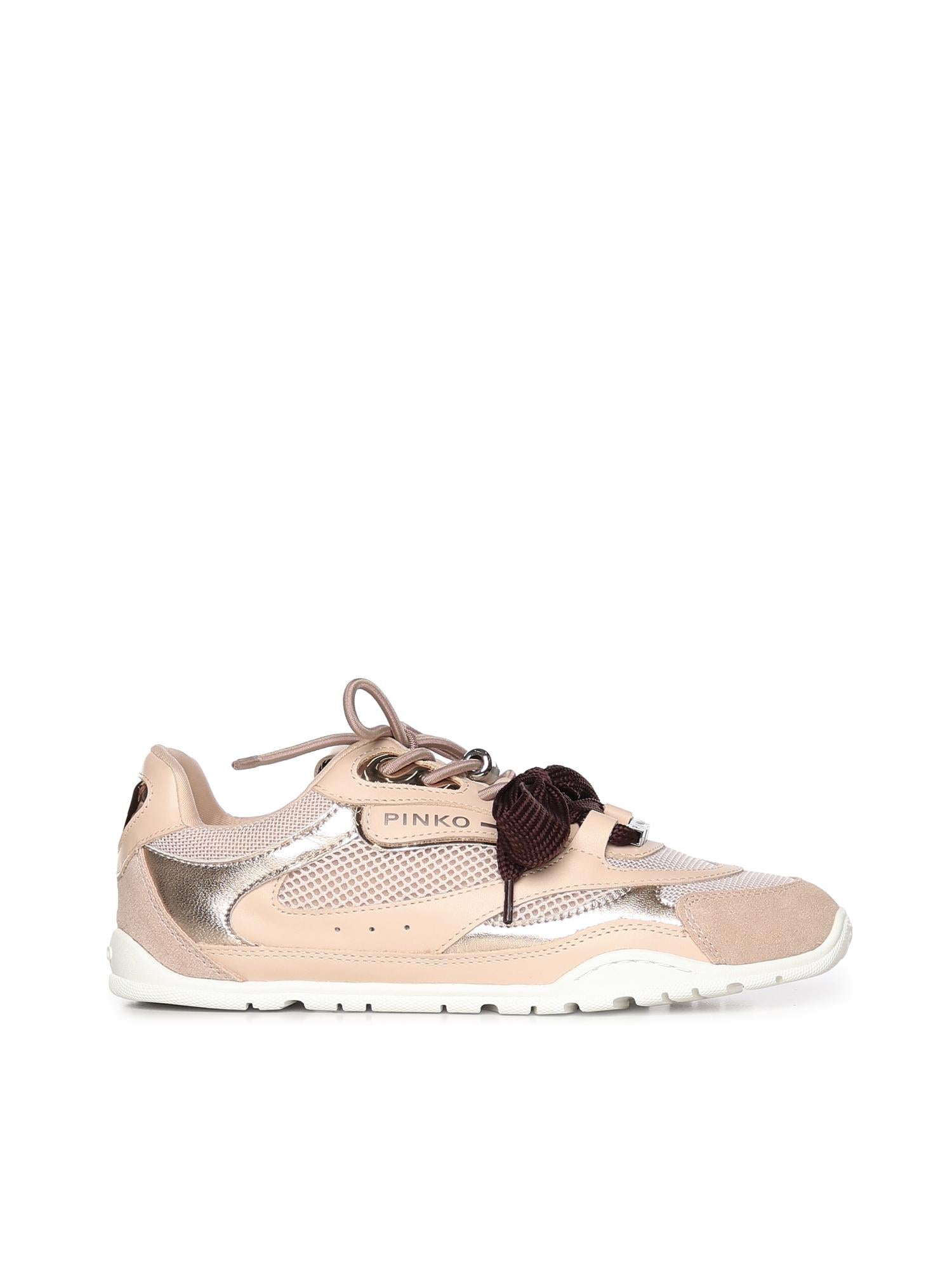 Sneakers con lacci doppi e applicazioni gioiello SS0185 P020P26 PINKO 