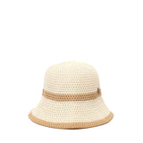 Cappello Angelica<BR/><BR/> 73CA90801 ANGELICANATURALE/CUOIO V° 73 
