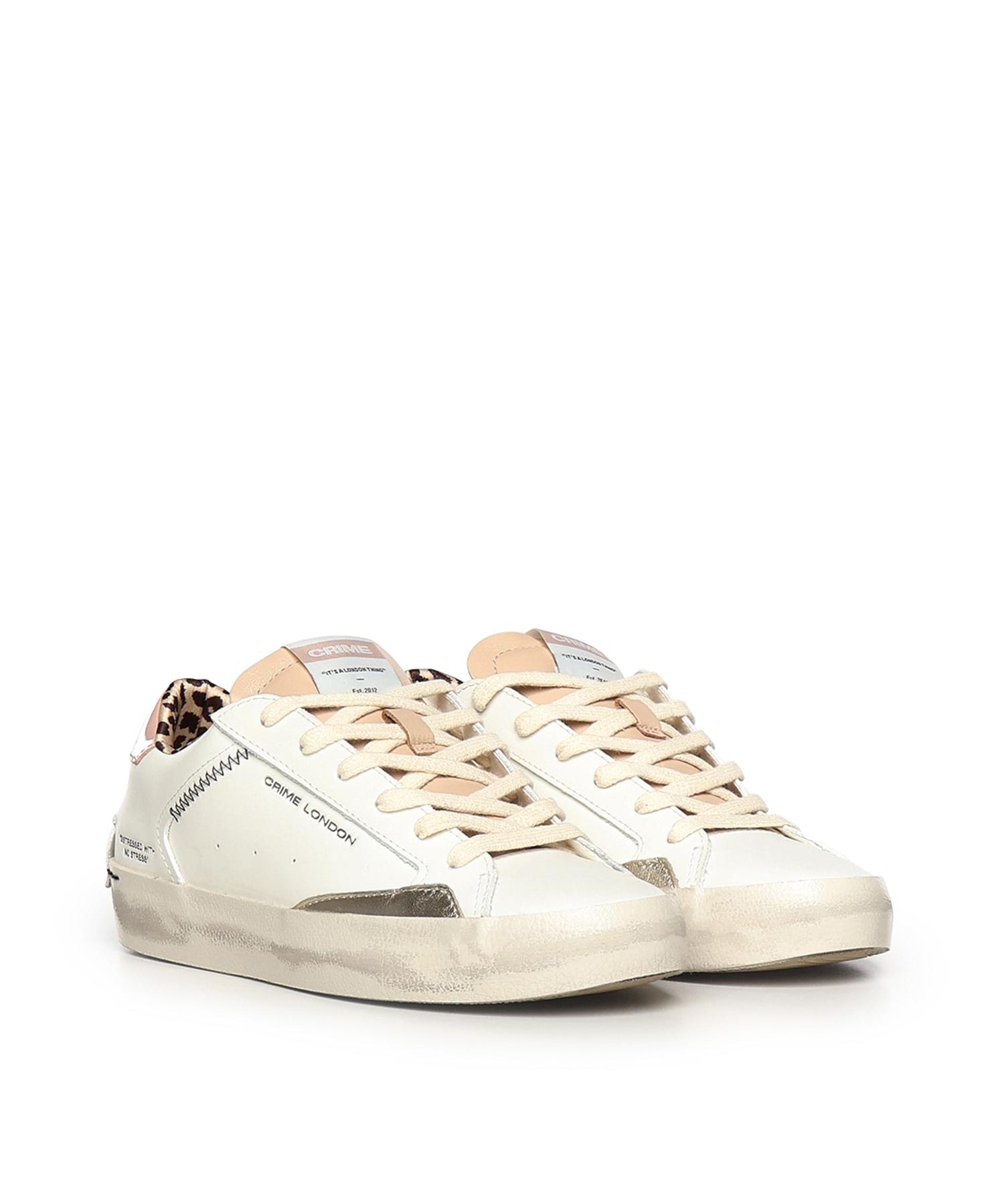 Sneaker Rush in pelle 29008PP8B WHITE CRIME LONDON 
