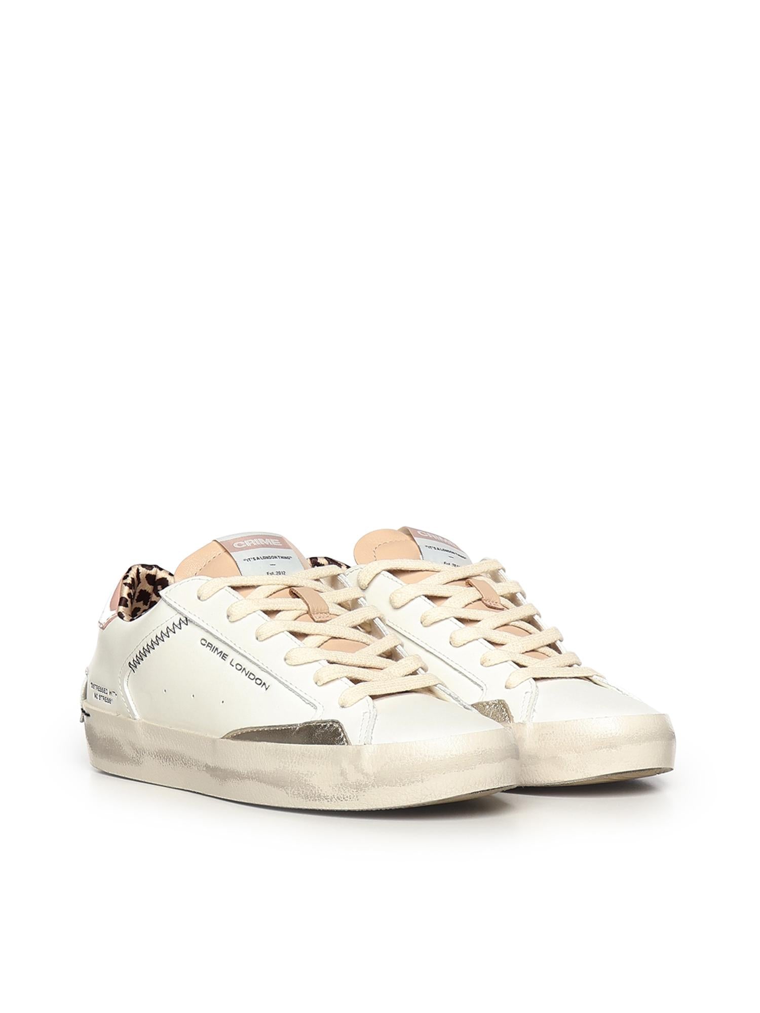 Sneaker Rush in pelle 29008PP8B WHITE CRIME LONDON 