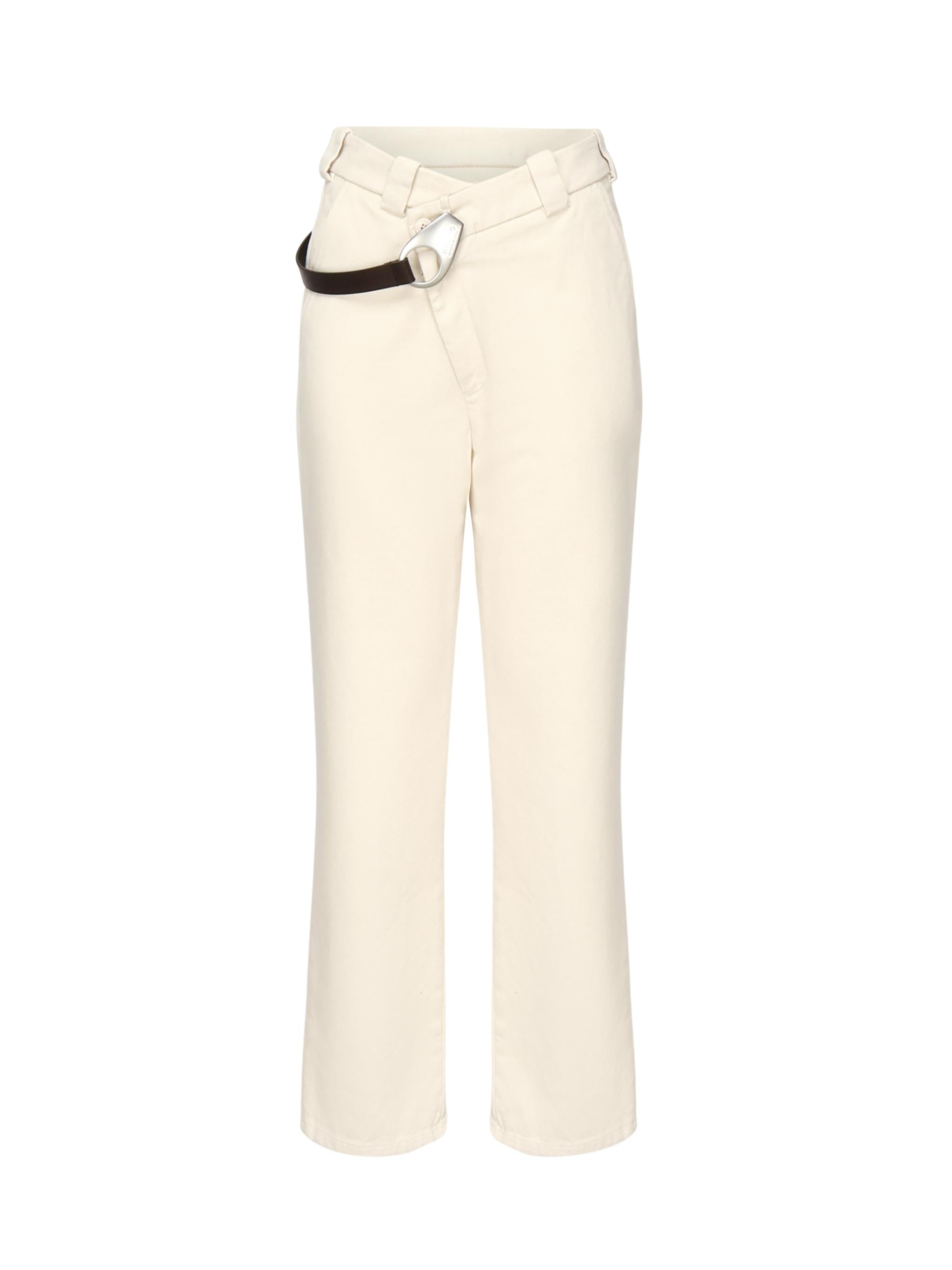Pantaloni incrociati con cintura 105071 A2JPC21 PINKO 
