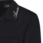 Camicia con tasche e logo AMSTCA1097 001 AMIRI 