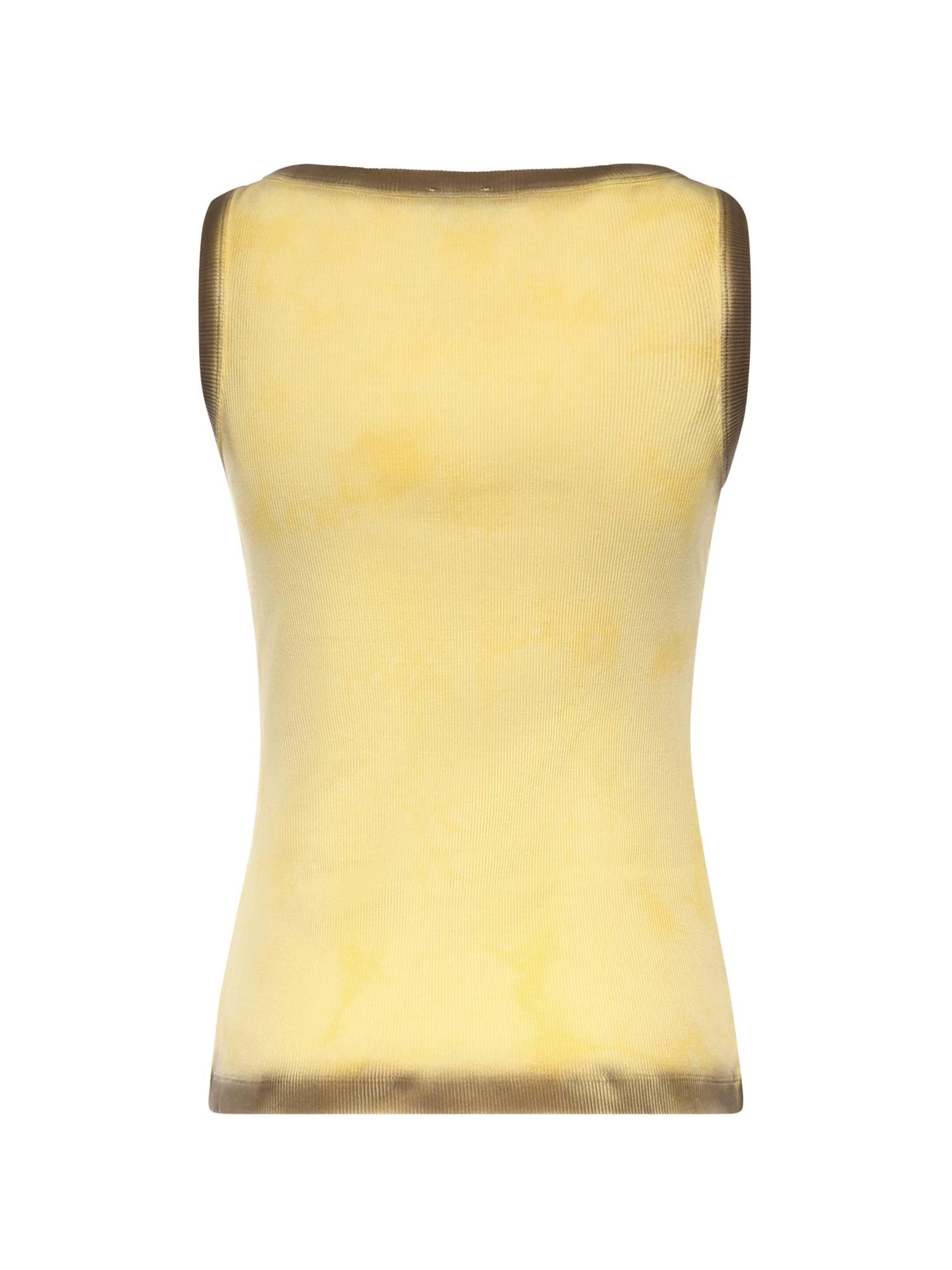Tank top effetto spray con ricamo 107306 A3H5H47 PINKO 