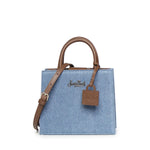 Borsa Shop Mini in denim e pelle SHBM0002 00009L MC2 SAINT BARTH 