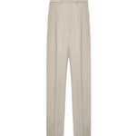 Pantaloni Elois in lino e lyocell DP843 CF0197DBM5010 DONDUP 