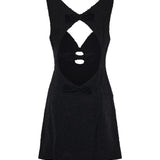 Mini abito Bonnie in bouclé CD3911 BLACK FOR LOVE & LEMONS 