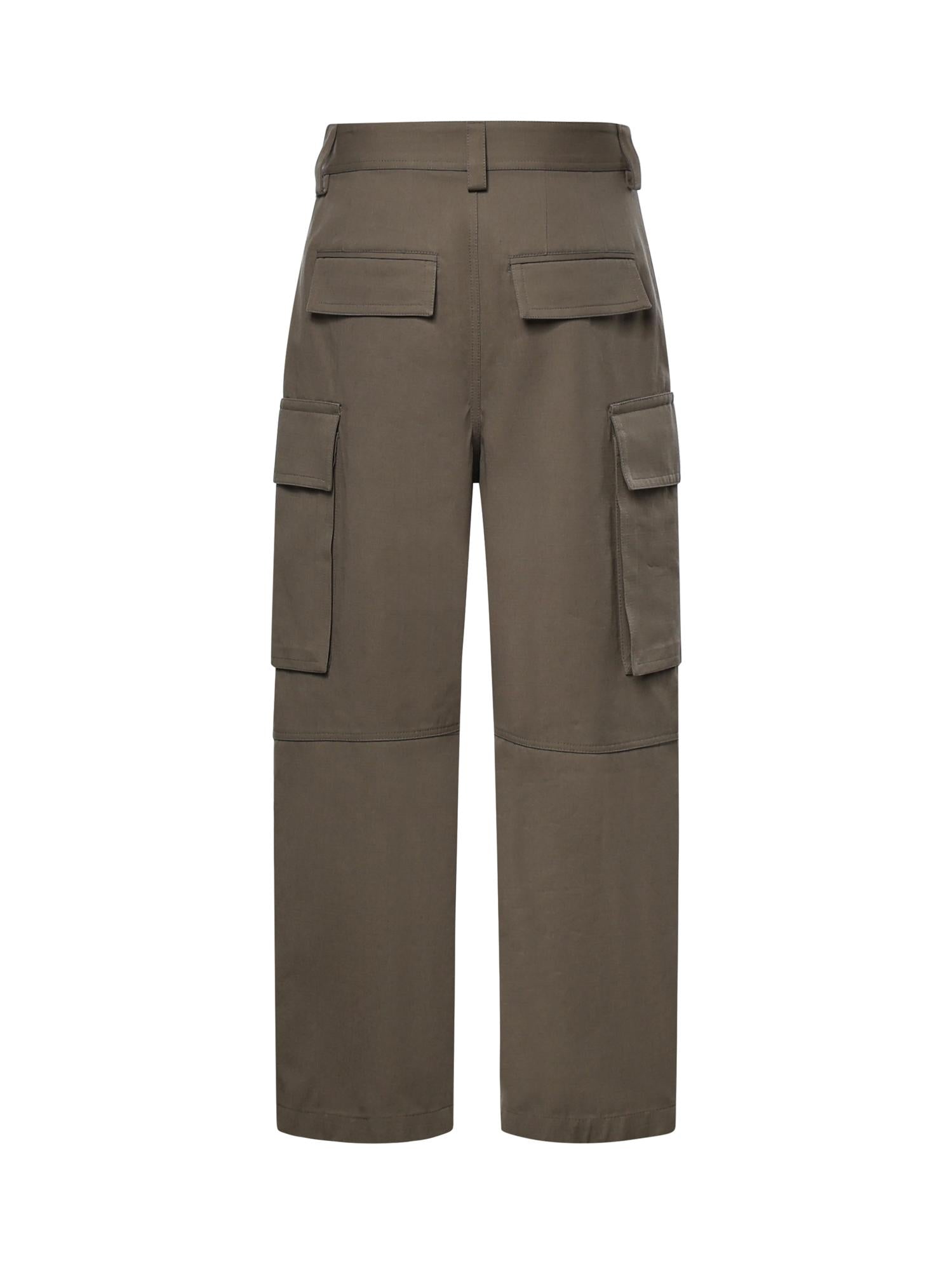 Pantaloni cargo in twill di cotone 830024 V5PB01796 BOTTEGA VENETA 