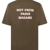 T-shirt "Le T-shirt Slogan" in cotone<BR/> ITS203CO002 KK Drôle de Monsieur 