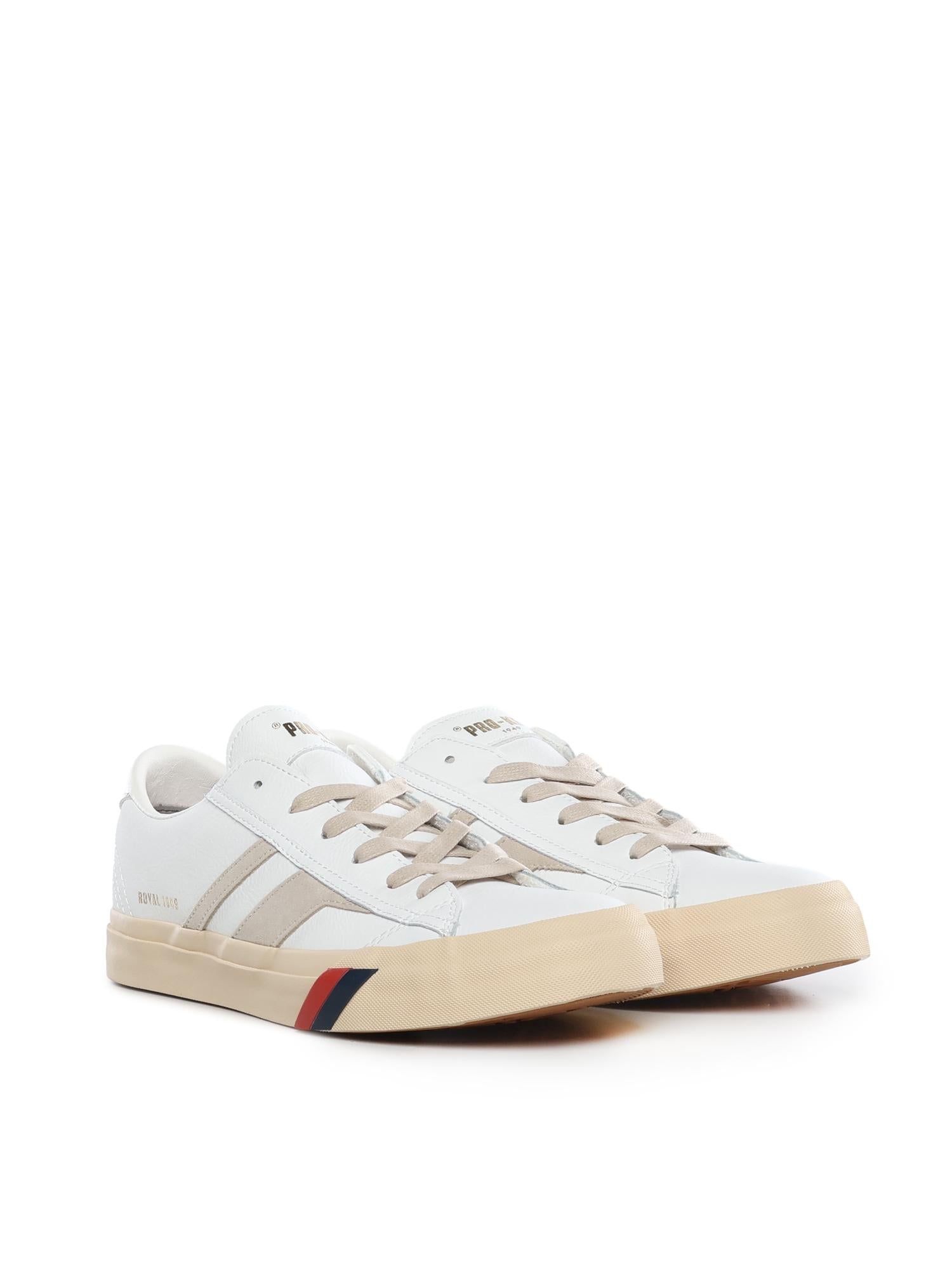 Sneaker Royal Classic<BR/> RC226SLMLSWH00008 WHITE/SILVER PRO-KEDS 